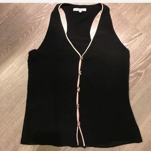 Black Sleeveless Blouse